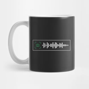 Heat Waves, Glass Animals, Music Playing, Scannable Spotify Code Mug